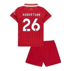 Liverpool Andrew Robertson #26 Hemmakläder Barn 2024-25 Kortärmad (+ Korta byxor)